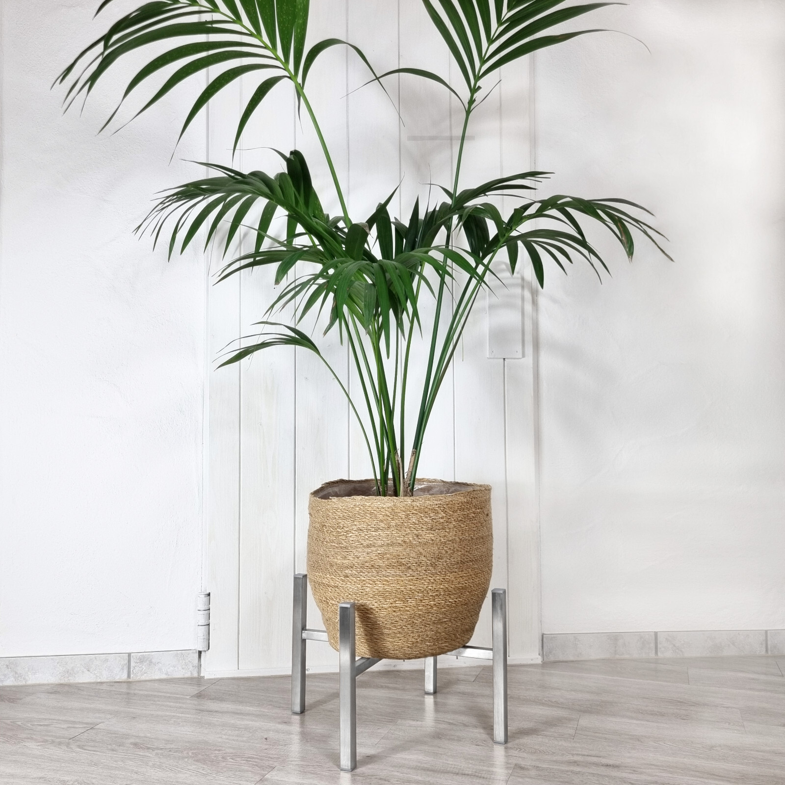 Blumenständer aus Edelstahl | Pflanzenständer Blumentopfständer Blumenhocker V2A