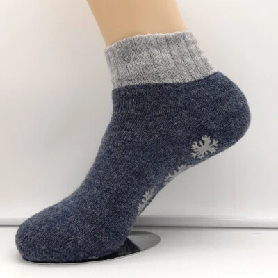 Damen ABS Wollsocken MH Stoppersocken viel Wolle und Alpaka Jeansblau 35 - 42 - Bild 1 von 4