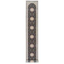 2'8" x 19'2" Blue Nain 250 KPSI Hand Knotted Wool XL Runner Oriental Rug R65341