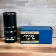 Spiratone Automatic Extension Tube Set 4pc For Pentax, YashicaPegta, Mamiya
