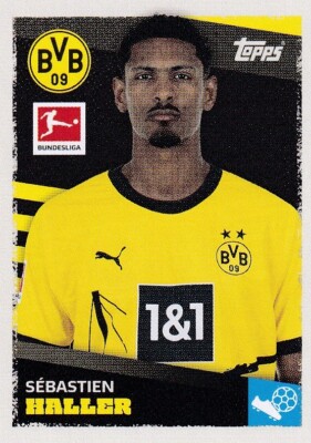 Topps Bundesliga 23/24 Offizielle Sticker Sticker Nummer 129 Sebastian Haller