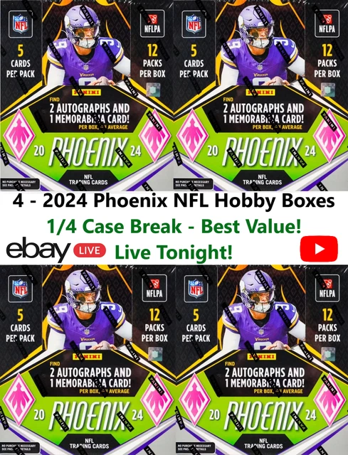 Tennessee Titans Break #735 PHOENIX 2024 NFL Football Hobby Box 1/4 Case