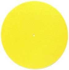 Golden Yellow Felt Turntable Slipmat 12-inch Vinyl Record DJ Pro Slip Mat 3mm
