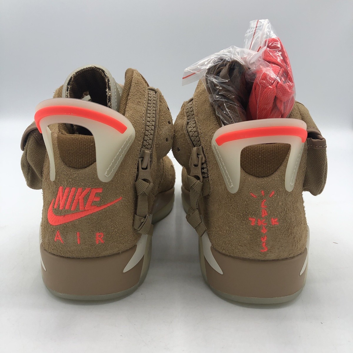 Nike Air Jordan 6 Retro SP Khaki Size 5.5 DH0690-200 Travis Scott