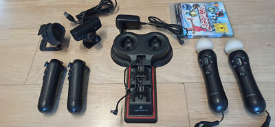 PlayStation Move Motion (2st.) + Navigation Controller ( 2st.) + Kamera + extras