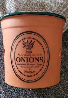 Terra Cotta Onion Keeper 90's Vintage Made In Portugal