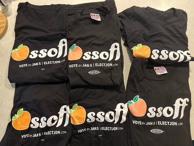 Jon Ossoff Campaign Shirts 6 Medium and Large Georgia Senator Campaign Biden
