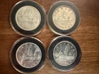 1950 1954 1965 1966 Lot Of 4 Canada Silver Dollars