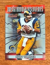 Kurt Warner 2000 Bowman Breakthrough Discoveries St. Louis Rams