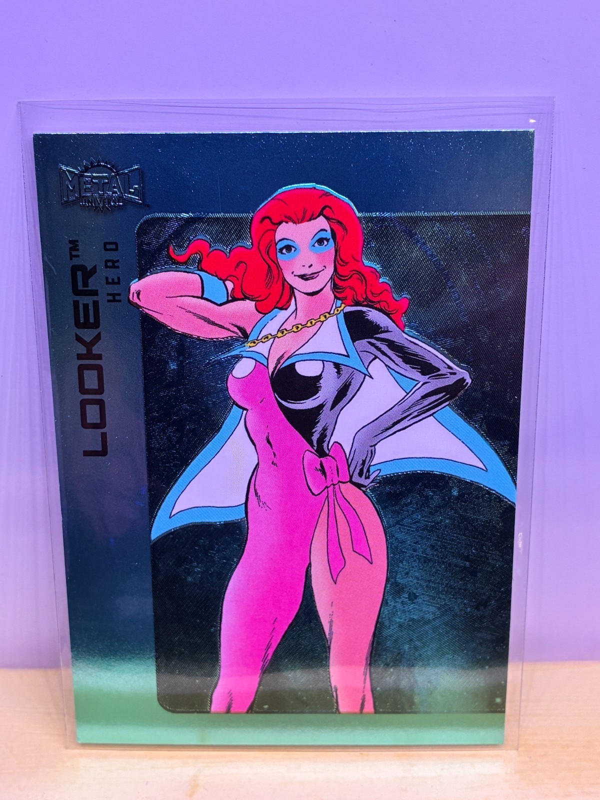2025 Skybox Metal Universe Batman Aqua FX #27 Looker