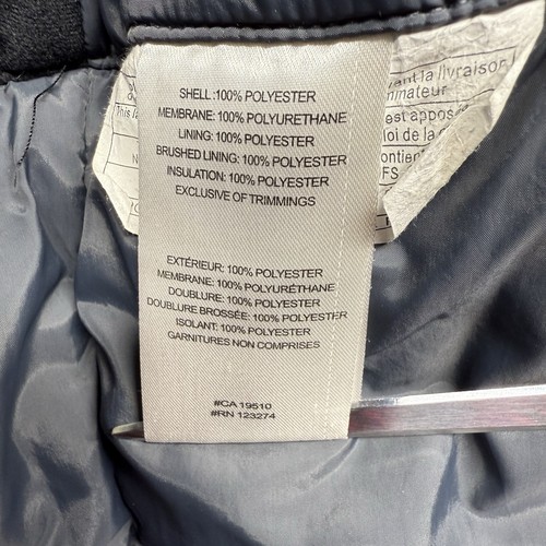 Lole Mantel L Kapuze Winter grau isoliert wasserdicht Jacke Ärmel Tasche - Bild 9 von 15