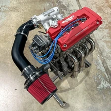 3.5" inch Air Intake w/ Skunk2 V-Stack Filter for Honda Civic Integra All B D H