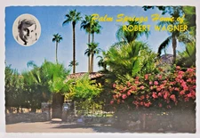 Vintage Postcard Robert Wagner Home, Palm Springs, California, Oversized