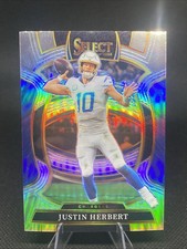 2025 Panini Select - Concourse Justin Herbert #1 Silver Prizm