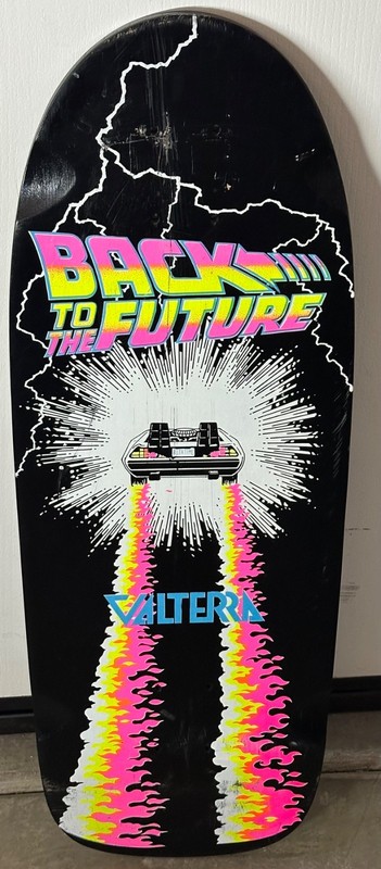 VINTAGE RARE 1985 BACK TO THE FUTURE SKATEBOARD VALTERRA UNIVERSAL STUDIOS DECK