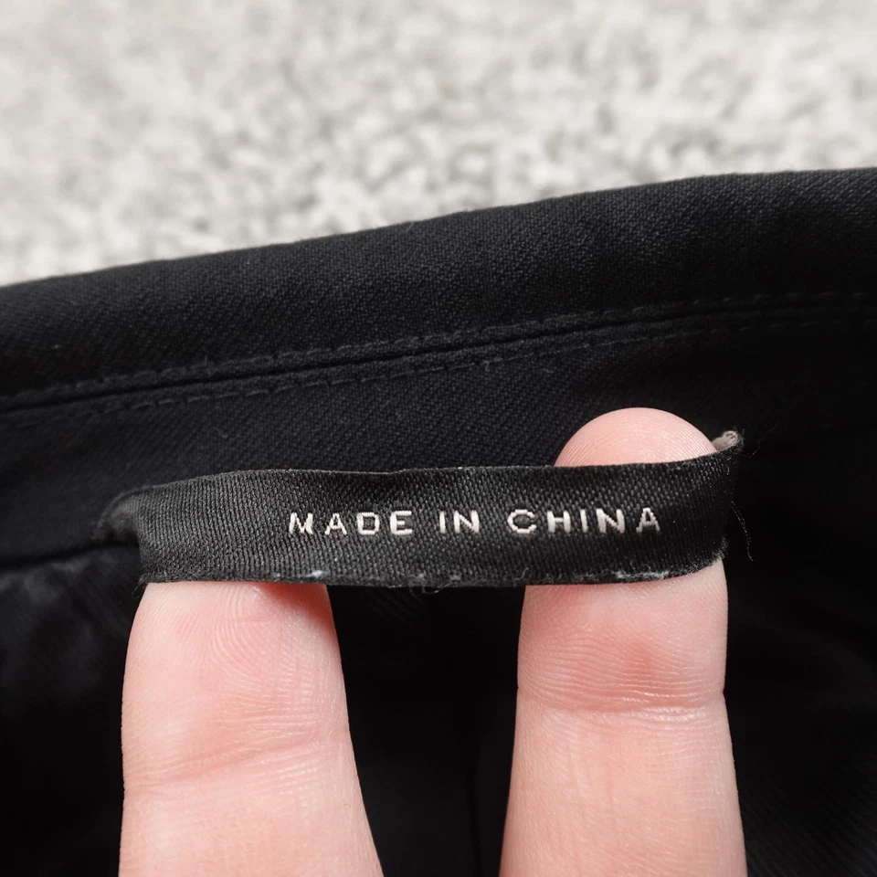 Banana Republic Blazer Mens 42R Black Slim Wool Button Sport Coat Suit Jacket - Image 4 of 4