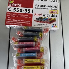Inkrite Multipack Ink Cartridge for Canon PIXMA MG5450 iP7250 MX925 MX725 Read
