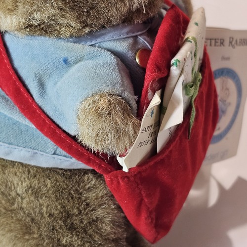 Eden Peter Rabbit Red Bag Happy Holidays WITH TAG Plush Beatrix Potter Storytime - Picture 16 of 19
