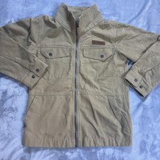 Columbia Boys Youth Badger Ridge XS 6-7 Full Zip Jacket Khaki