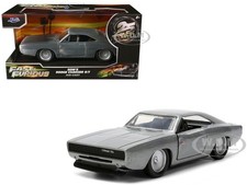 DOM'S DODGE CHARGER R/T RAW METAL "FAST & FURIOUS" 1/32 DIECAST BY JADA 97350