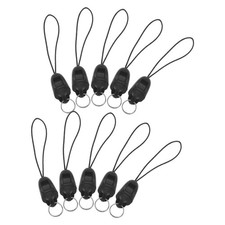 10pcs Detachable Buckle Phone Lanyard - Anti-Lost Keychain Hooks For Mobile