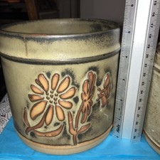 Vintage Tremar Studio Pottery Plant Pot Jardiniere VGC 5.5in high Planter