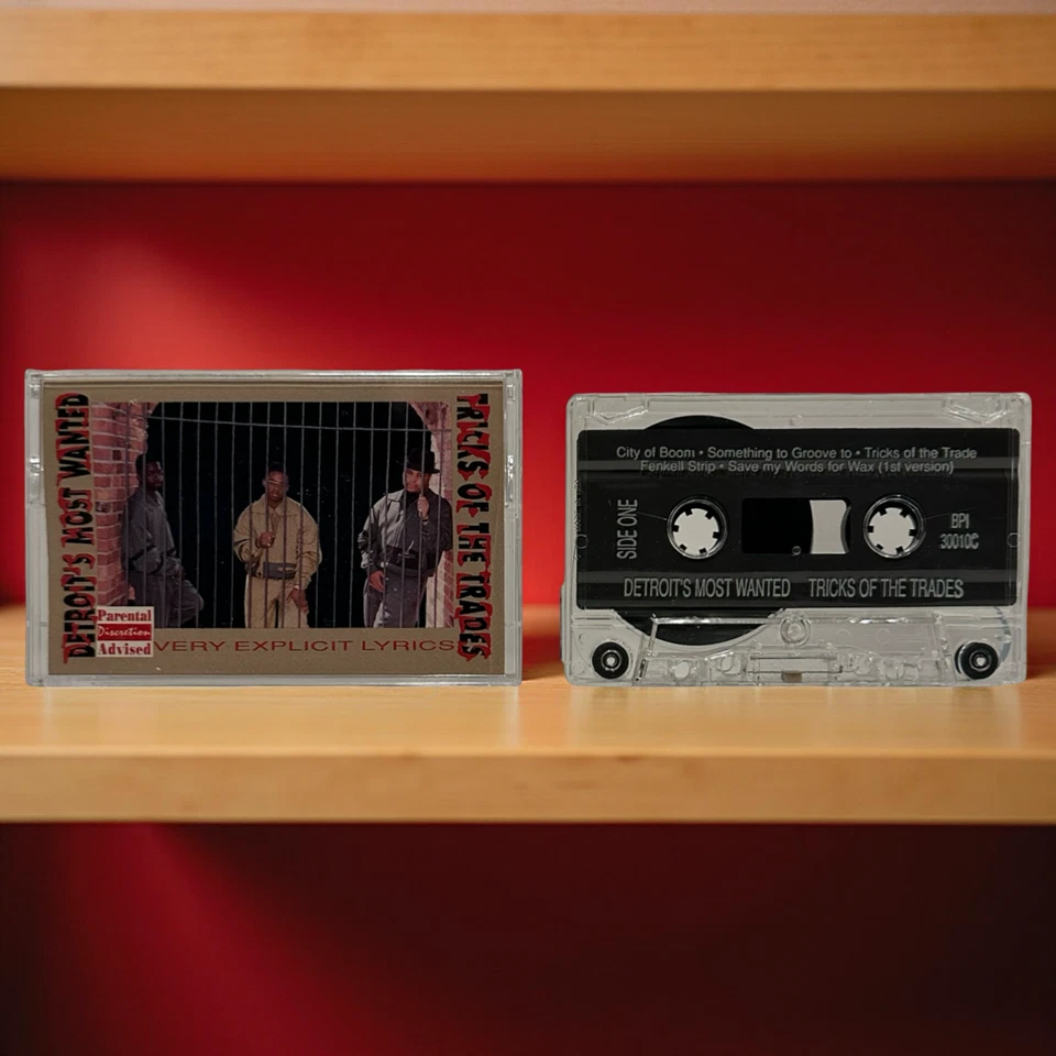 •DETROIT’S MOST WANTED - TRICKS OF THE TRADE• ~1990 OG PRESSING~ (CASSETTE TAPE) - Image 4 of 4