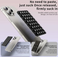 Suction Cup Phone Case Mount Double-Sided Silicone Sticky Phone Stand Holder