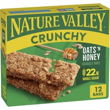 Nature Valley Oats 'n Honey Granola Bars 8.94 oz 12 Count Pack of 1 , Beige