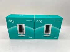 Lot of 2 - Ring Indoor Cam 2nd Gen (B0B6GLQJMV) Plug-in Security Camera White