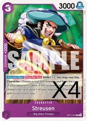 Streusen OP11-074 Common A Fist of Divine Speed One Piece TCG