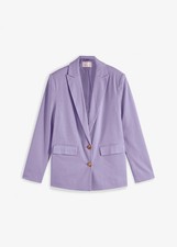 Lässiger Blazer Gr. 50 Hellviolett Damenblazer Jacke Sakko Neu