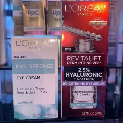 L'Oréal  Revitalift Derm Intensives Hyaluronic Acid Caffeine Serum&Eye Cream 0.5