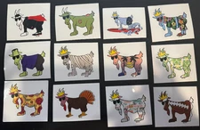 🎁🐐 GOAT USA 12 pack Sticker lot  Goat USA sticker 🐐🎁