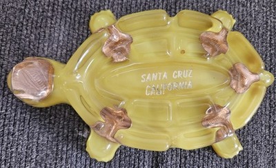 Vintage Hyler Enterprises Turtle Ashtray Trinket Soap Dish Lucite 1974 Penny  