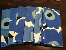 Crate & Barrel Marimekko Unikko Set Of 6 Napkins Rare New Old Stock Crate&Barrel