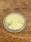 Lady Liberty Commemorative Coin - 100 Mills .999 Gold Plated 2039