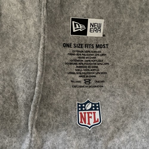 New Era Seattle Seahawks Beanie Pom Pom Hat Cap Wilson HAWKS NFL Sport Knit - Picture 6 of 7
