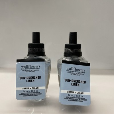 2-pack Bath & Body Works - SUN DRENCHED LINEN - Wallflowers REFILLS