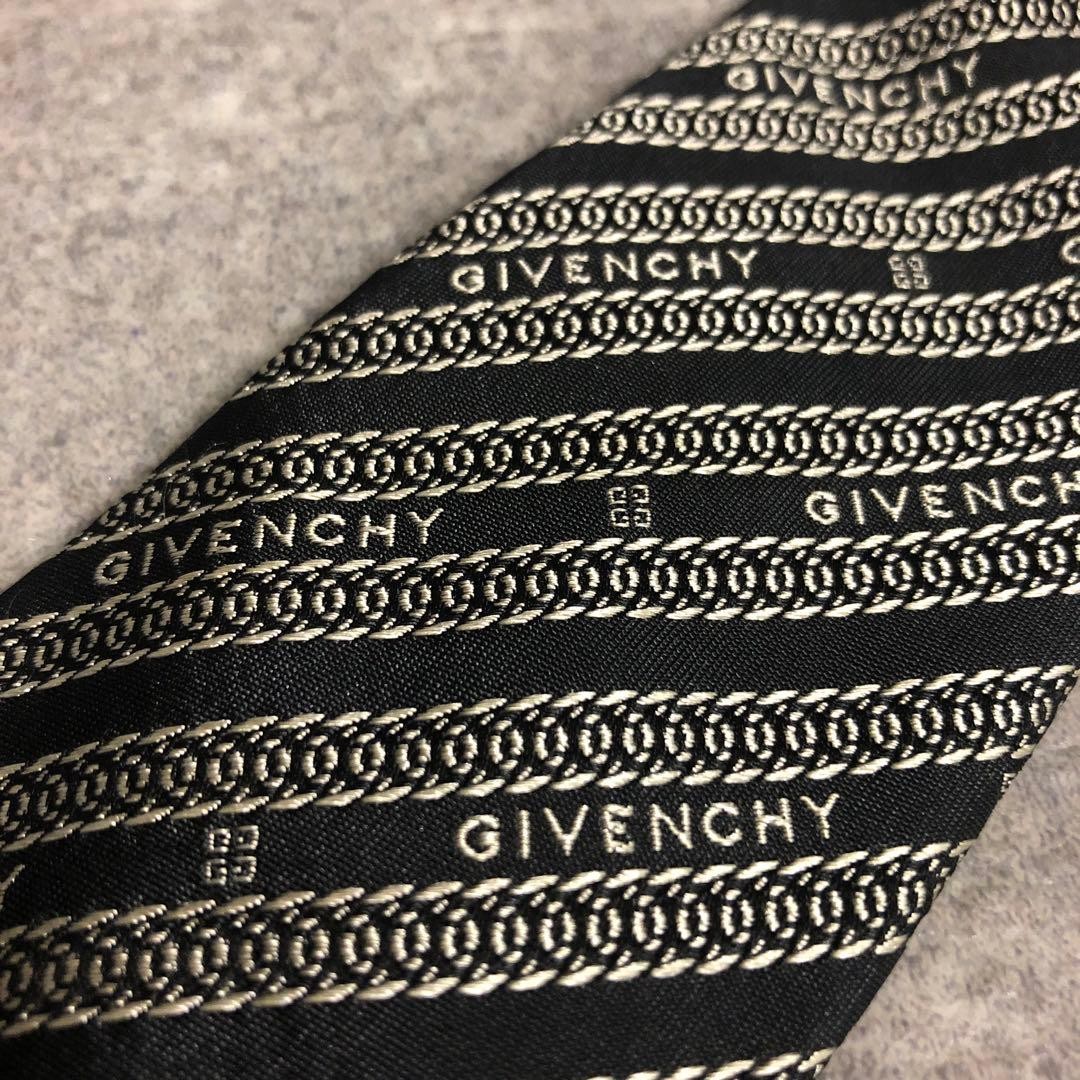 GIVENCHY Tie Logo All Over Pattern Gradient Blue … - image 4