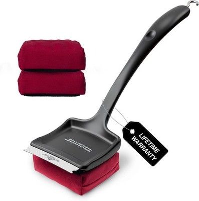 19'' Large Bristle-Free Steam Grill Brush,No Bristle Shedding   Safe Grill Acce
