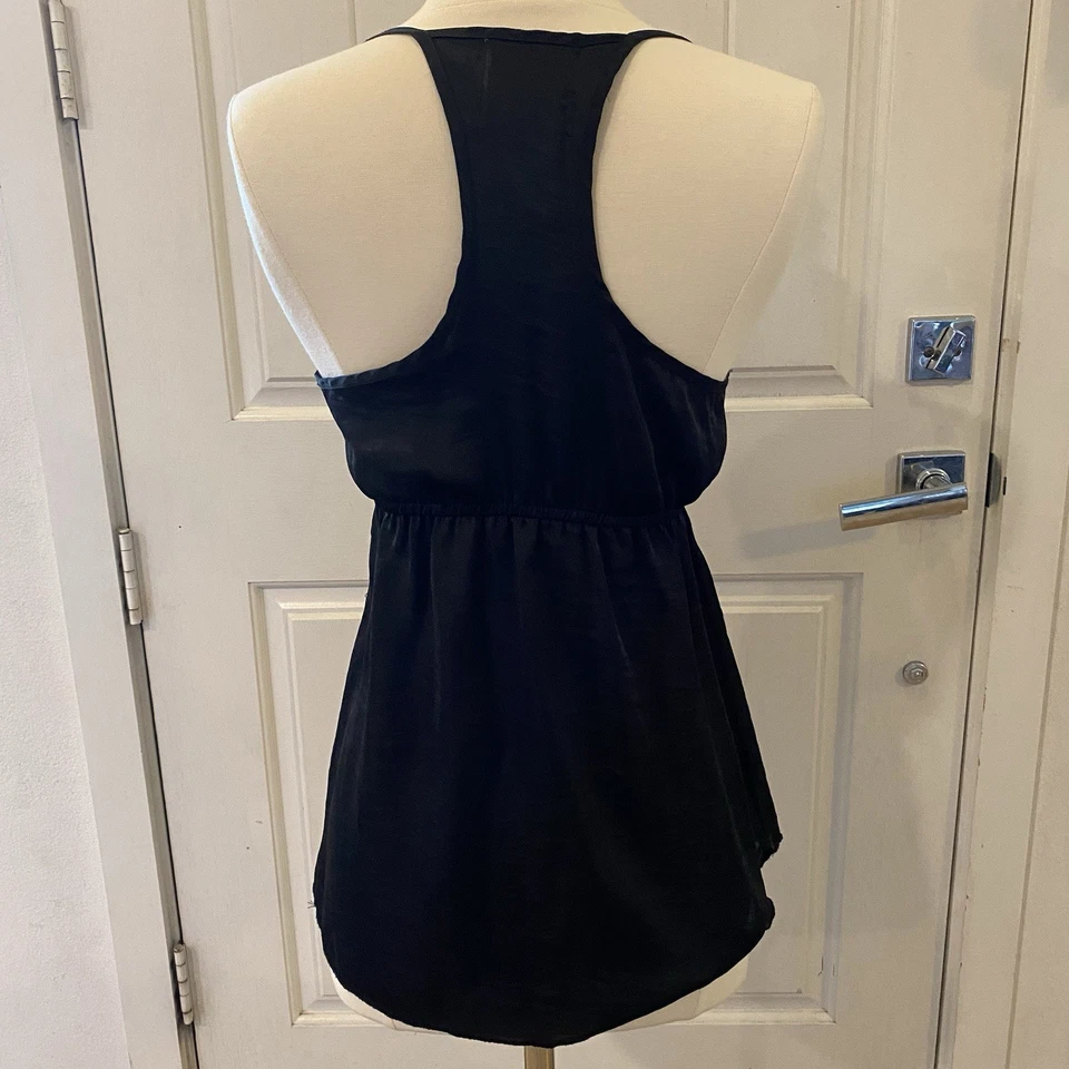 Kirra Y2K Bebé Muñeca Tanque Encaje Correa Espagueti Negro Marrón Encaje Talla Mediana Foto 2 de 4