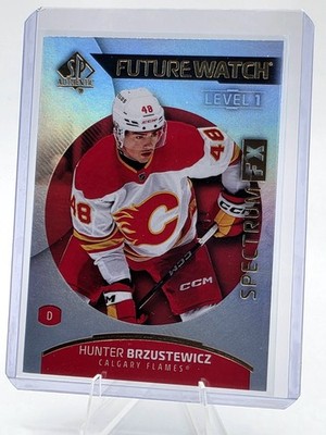 2025-26 SP Authentic Spectrum FX Future Watch Level 1 Hunter Brzustewicz Bounty