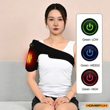 3 In 1 Electric Heated Shoulder Massager Brace with Vibration Joint Pain Relief