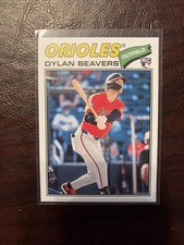Topps 2026 Series 1 Dylan Beavers Rookie Orioles #T91-24 1991 White Chrome 