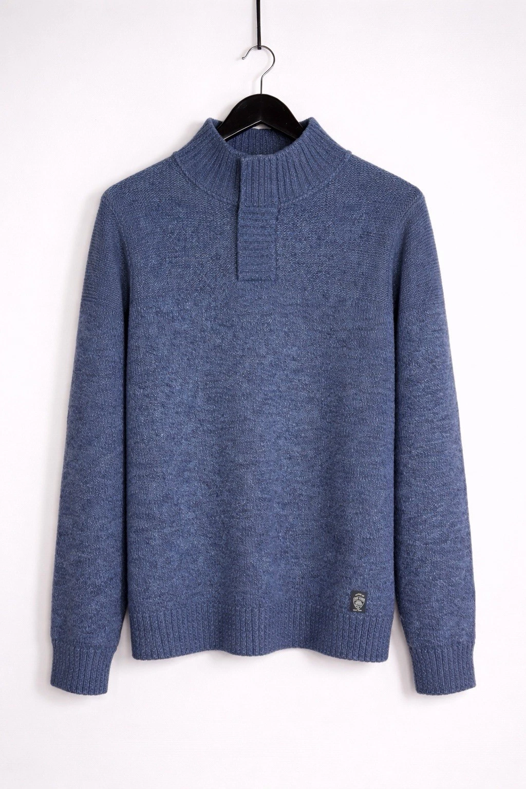 FAT FACE HIGH NECK WOOL Jumper - XL - Blue - Great Condition - Mens