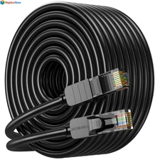Cat 6 Outdoor Ethernet Cable 100 ft Adoreen Gbps Heavy Duty Internet Cable 