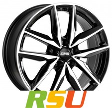 CMS C28 diamond black 7.5x18" ET51 LK5 108 ML 63.4 Alufelgen 18 Zoll