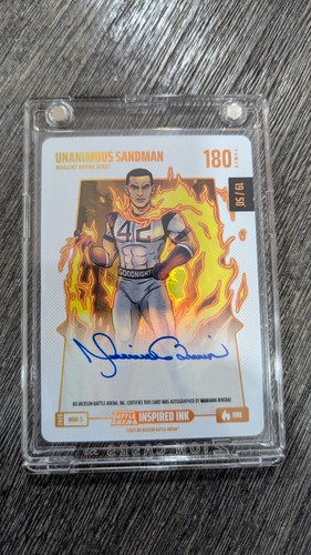 2026 Bo Jackson Battle Arena Mariano Rivera UNANIMOUS SANDMAN Fire Auto #16/50