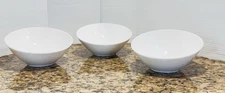 Set Of 3 Steelite International Sheer White Geometric 8-1/2” Bowls England